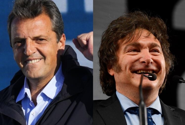 Massa y Milei irán a la segunda vuelta de las elecciones presidenciales en Argentina