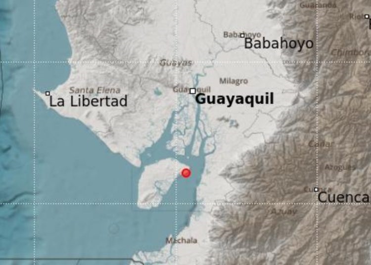 Se registra sismo de magnitud 3.7 en la zona costera de Ecuador