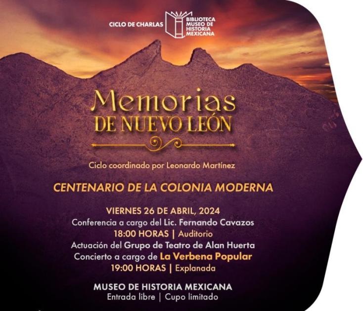 Celebra 3 Museos Centenario de la Colonia Moderna